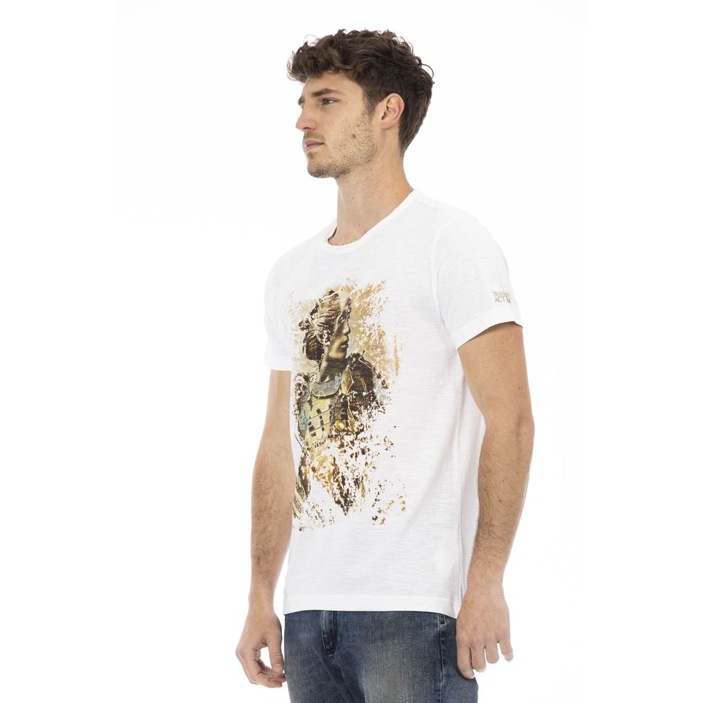 Weißes Herren-T-Shirt aus Baumwolle