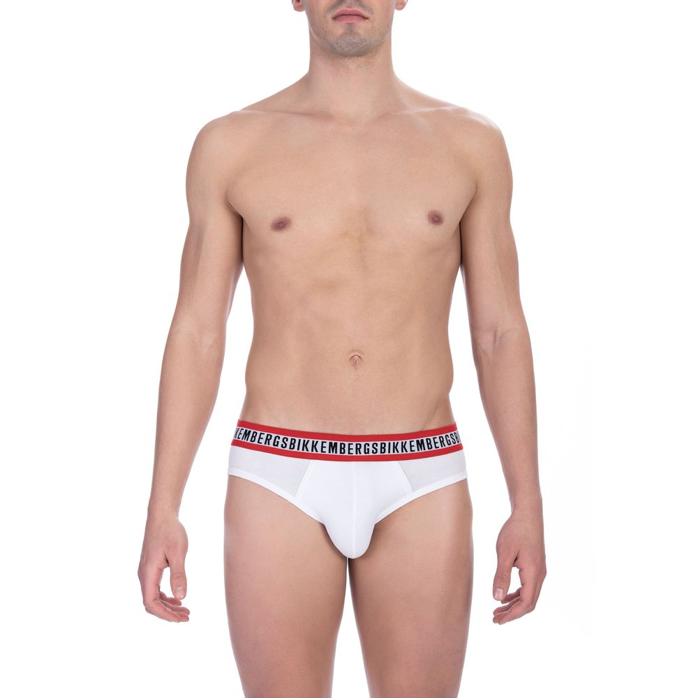 Weißer Herren-Slip aus Baumwolle