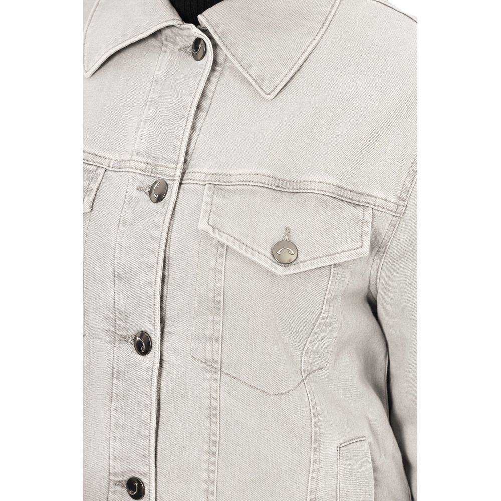 Giacca da donna in cotone grigio