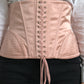 Elegante cintura corsetto con lacci rosa