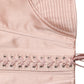 Elegante cintura corsetto con lacci rosa