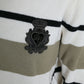 Maglione dolcevita in lana a righe italiane