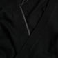 Elegante maglione cardigan in lana vergine nera