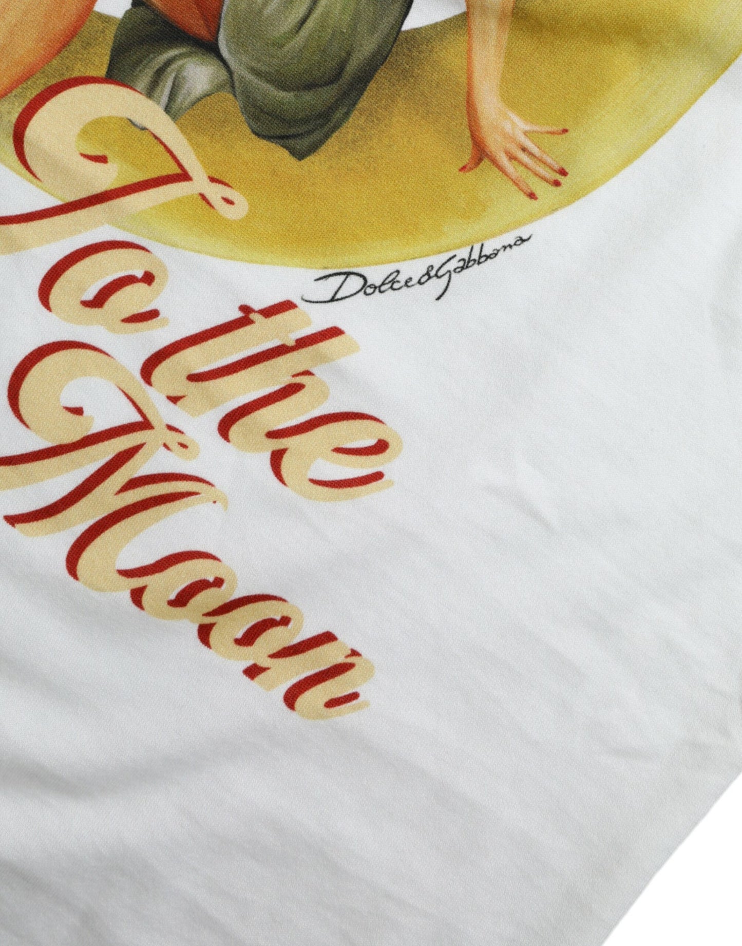 Elegante maglietta girocollo in cotone bianco