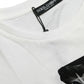 T-shirt girocollo monocromatica elegante