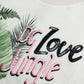 Dolce & Gabbana Beige Jungle Printed Cotton Pullover Sweater