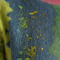 Maglione casual a collo alto in mohair multicolore
