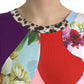 Dolce & Gabbana Multicolor Patchwork Cotton Silk Blouse Top
