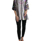 Maglietta girocollo multicolore chic