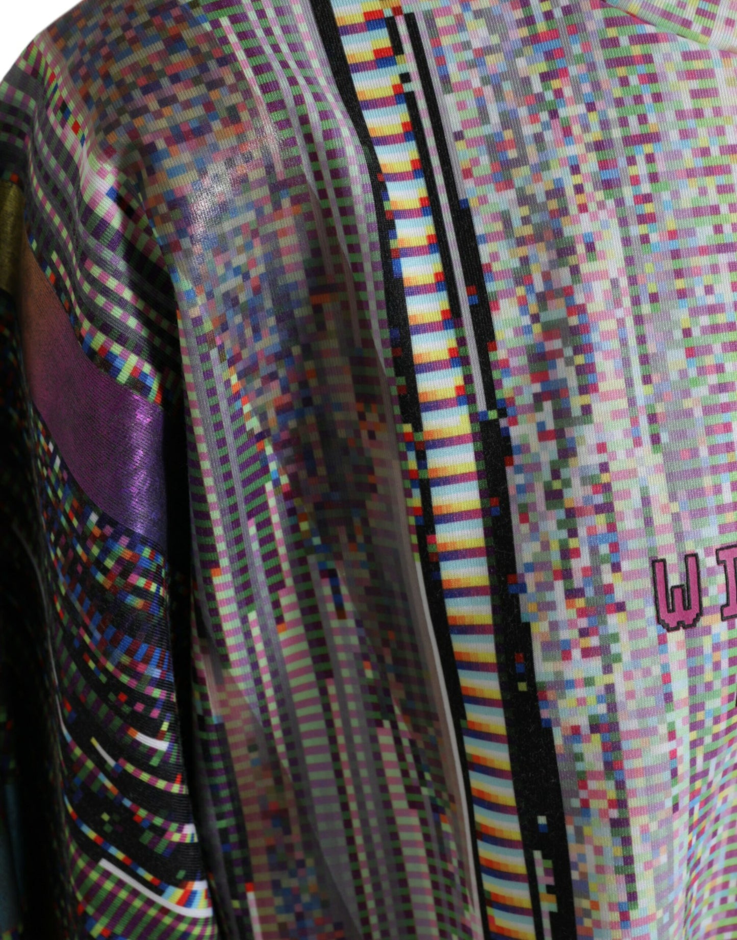 Maglietta girocollo multicolore chic