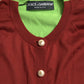 Elegante maglione cardigan in seta in toni vivaci