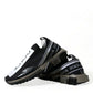 Elegant Black & White Sorrento Sneakers