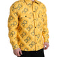 Elegant Yellow Padded Blouson Jacket