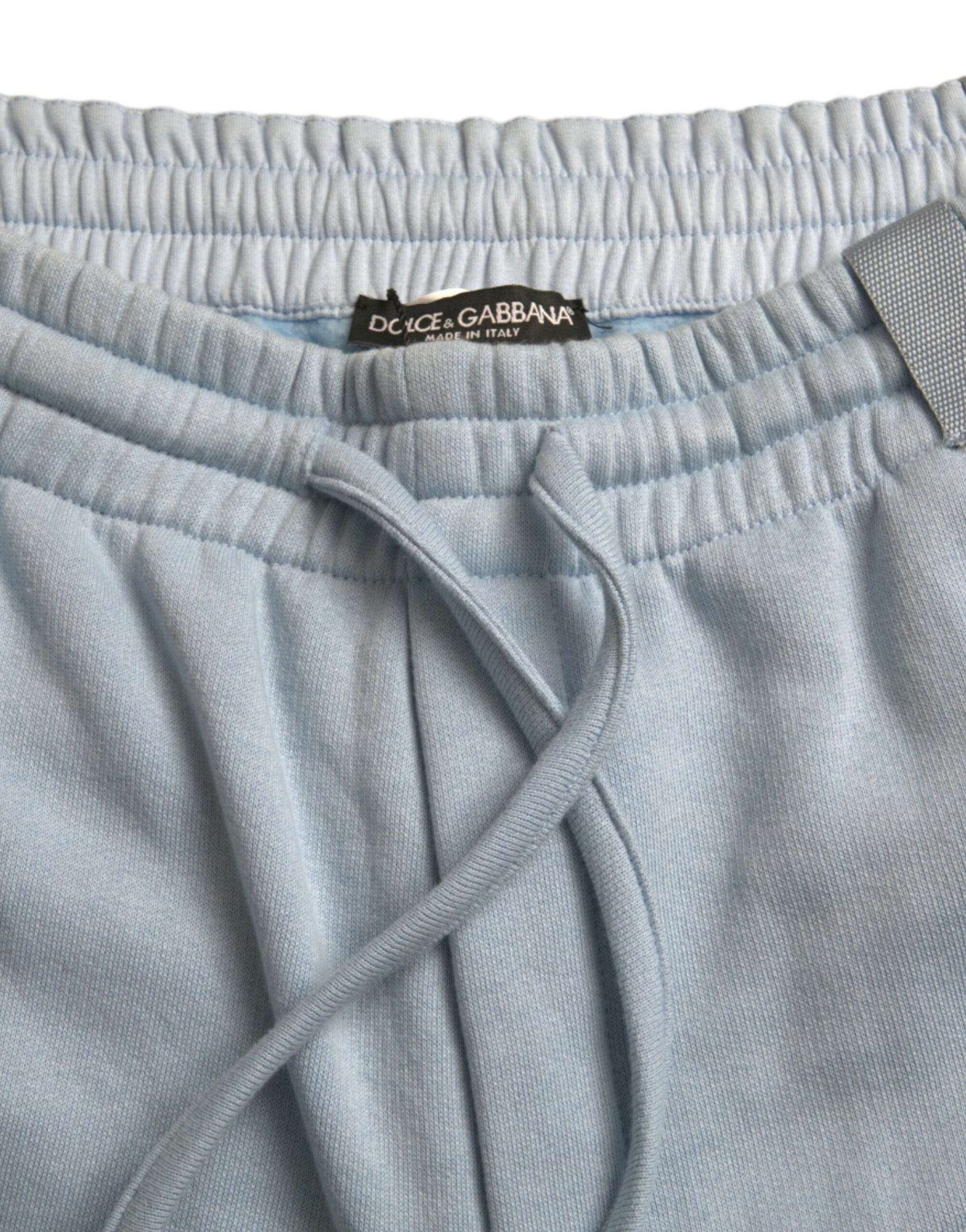 Elegante hellblaue Jogginghose aus Baumwollmischung