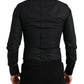 Elegantes schwarzes Slim Fit Hemd