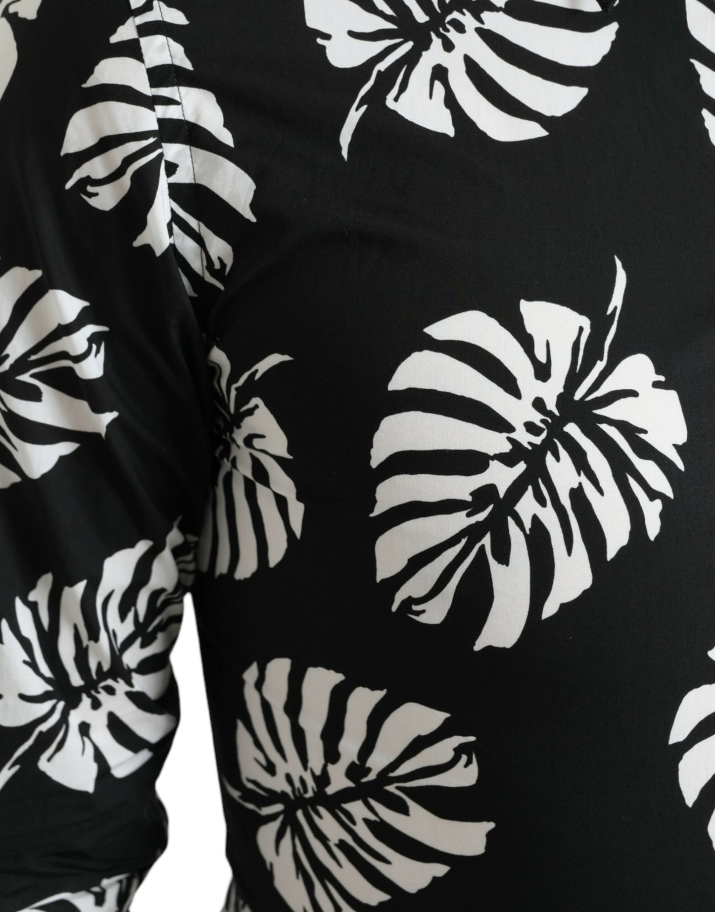 Elegantes Slim Fit Hemd mit Blattmuster