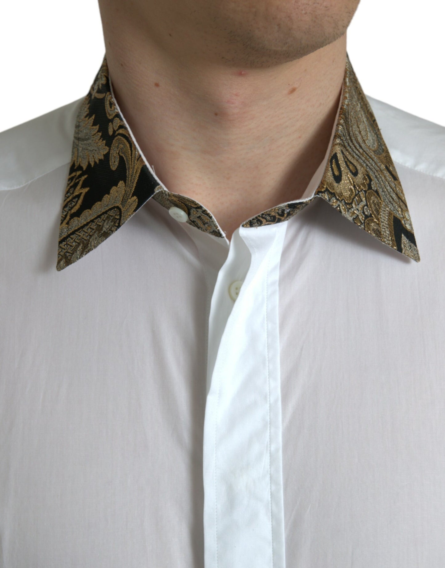 Elegantes Hemd mit goldenen Details