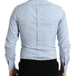 Elegantes Slim Fit Himmelblaues Hemd