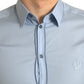 Elegantes Slim Fit Himmelblaues Hemd