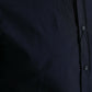 Elegantes marineblaues Jacquard-Hemd