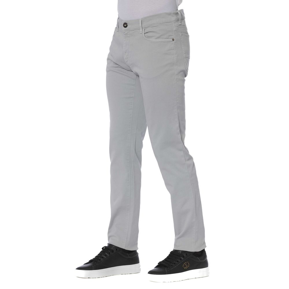 Graue Herrenjeans aus Baumwolle
