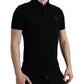 Elegante polo in cotone nero