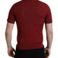 Polo T-shirt in seta color castagna - L'eleganza incontra la comodità