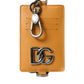 Elegant Orange Calf Leather Card Holder