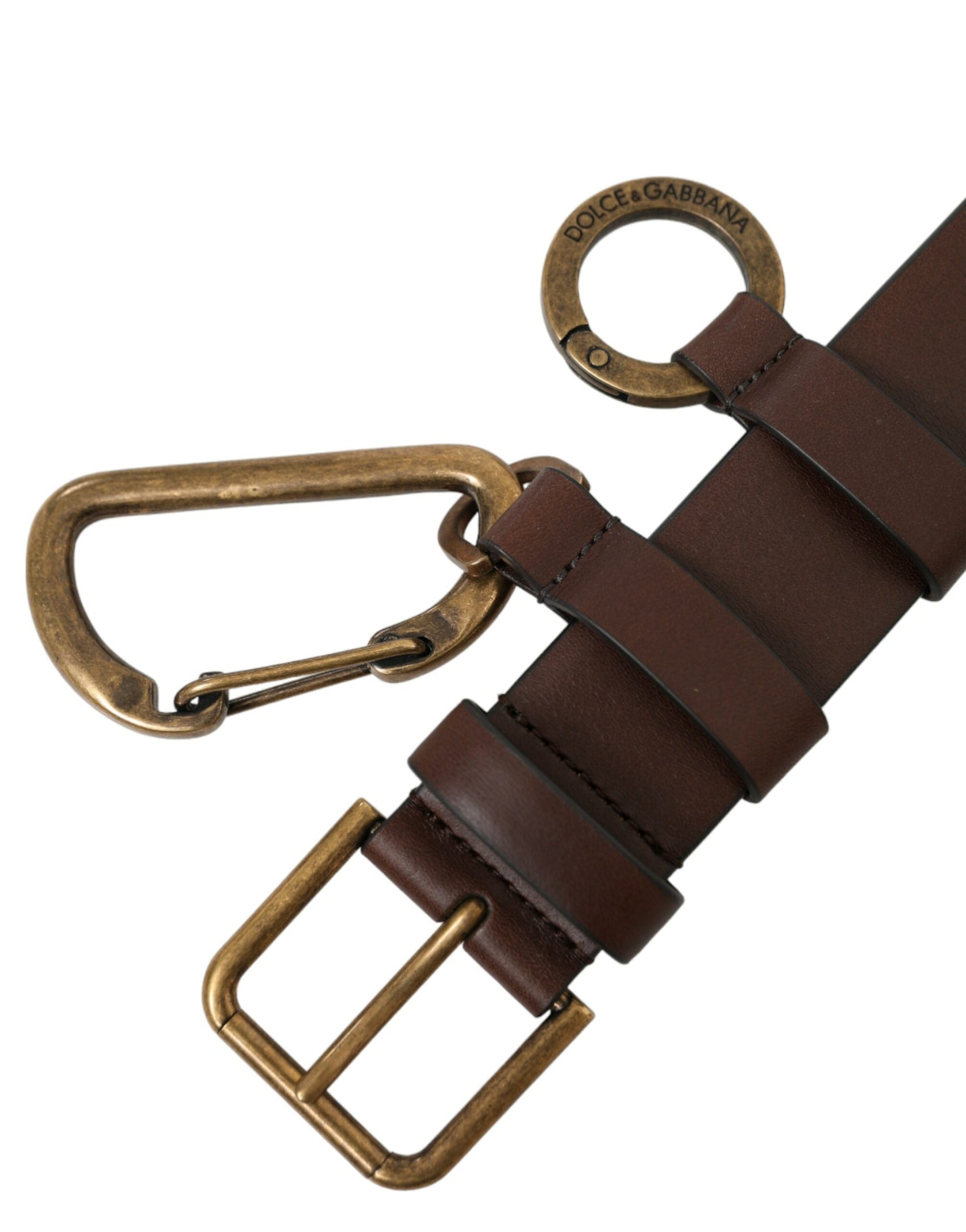 Elegante cintura in pelle di vitello con chiusura a fibbia in metallo
