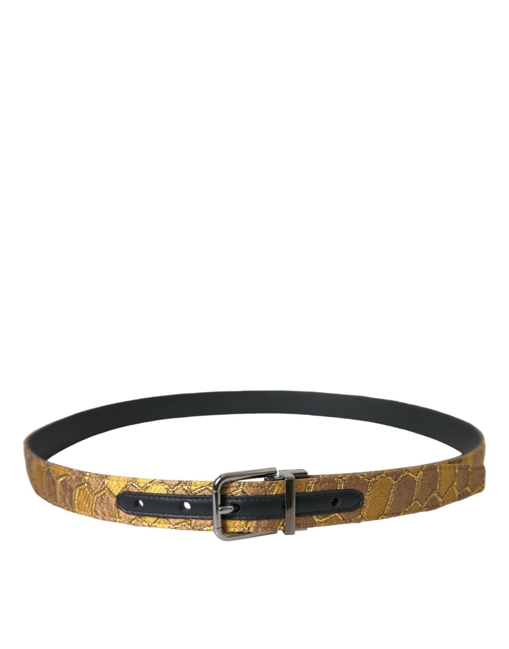 Cintura elegante in pelle dorata