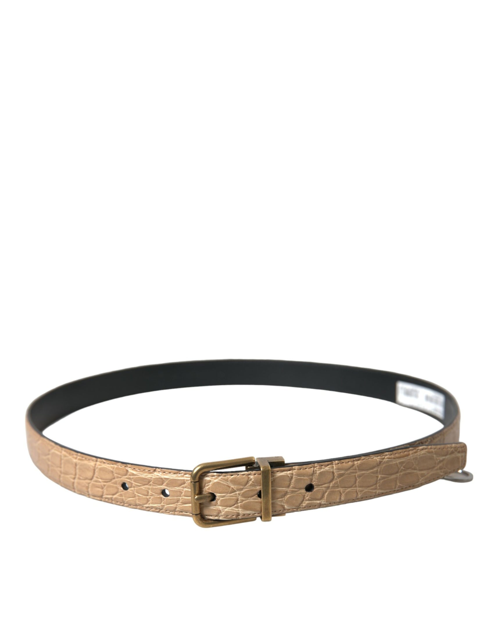 Cintura elegante in pelle beige
