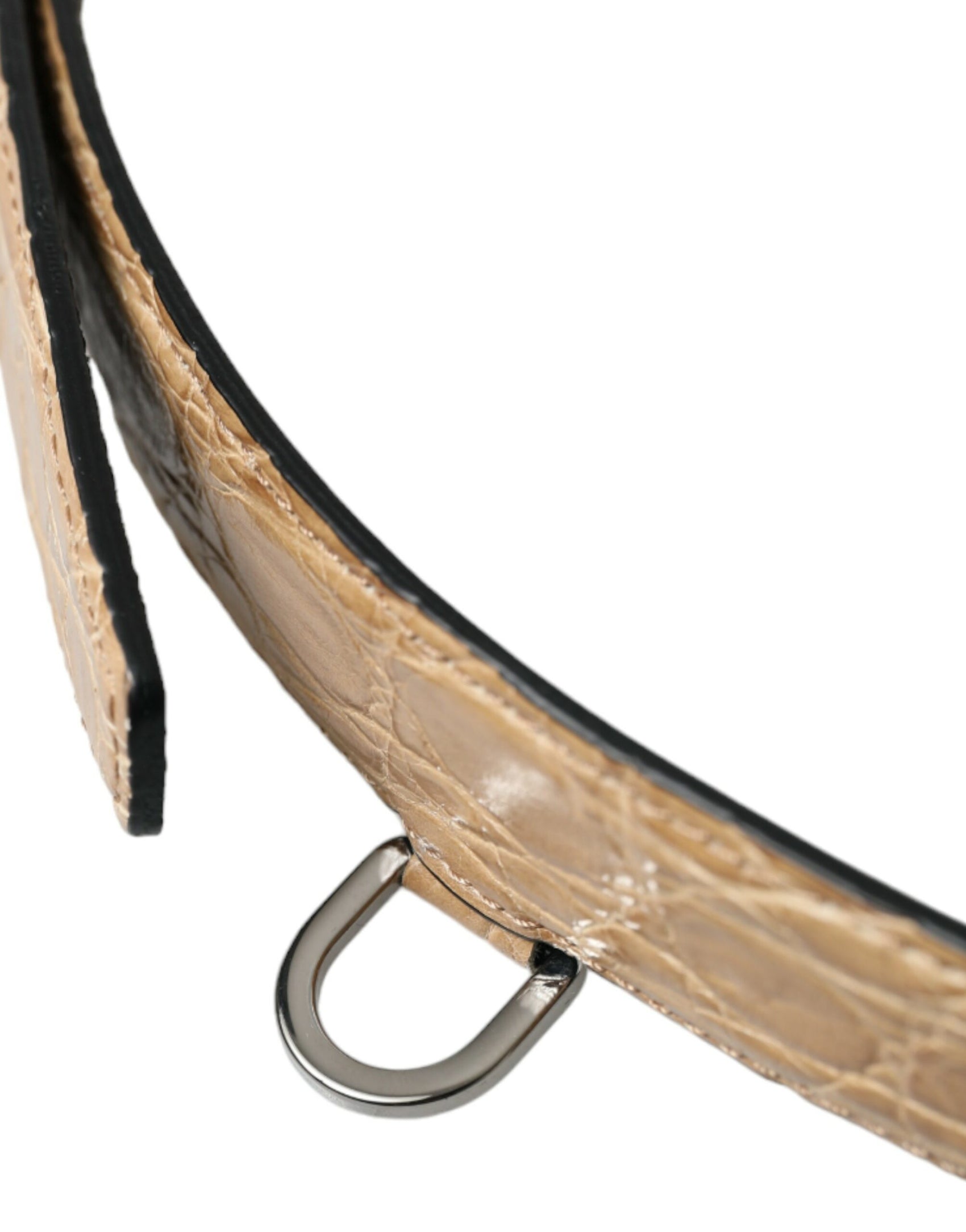 Cintura elegante in pelle beige