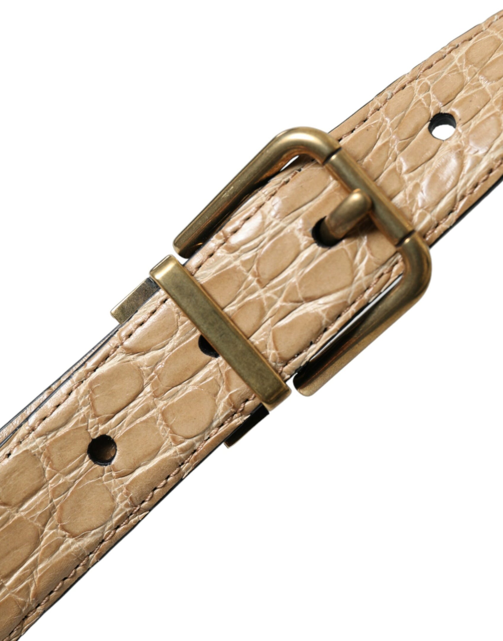 Cintura elegante in pelle beige