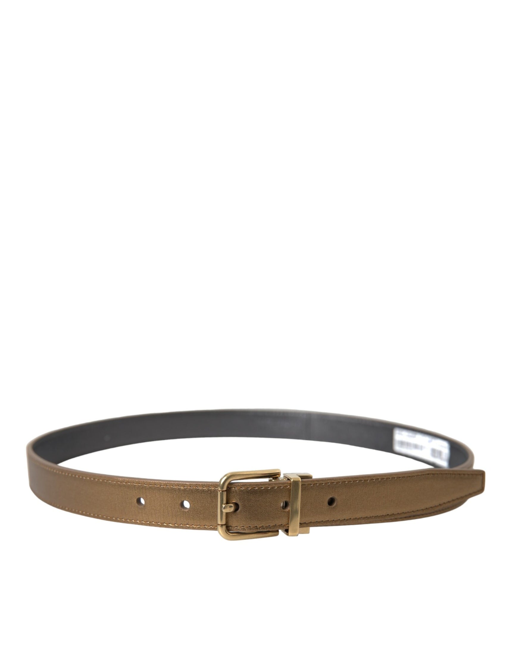 Cintura in pelle color oro metallizzato - Eleganza senza tempo