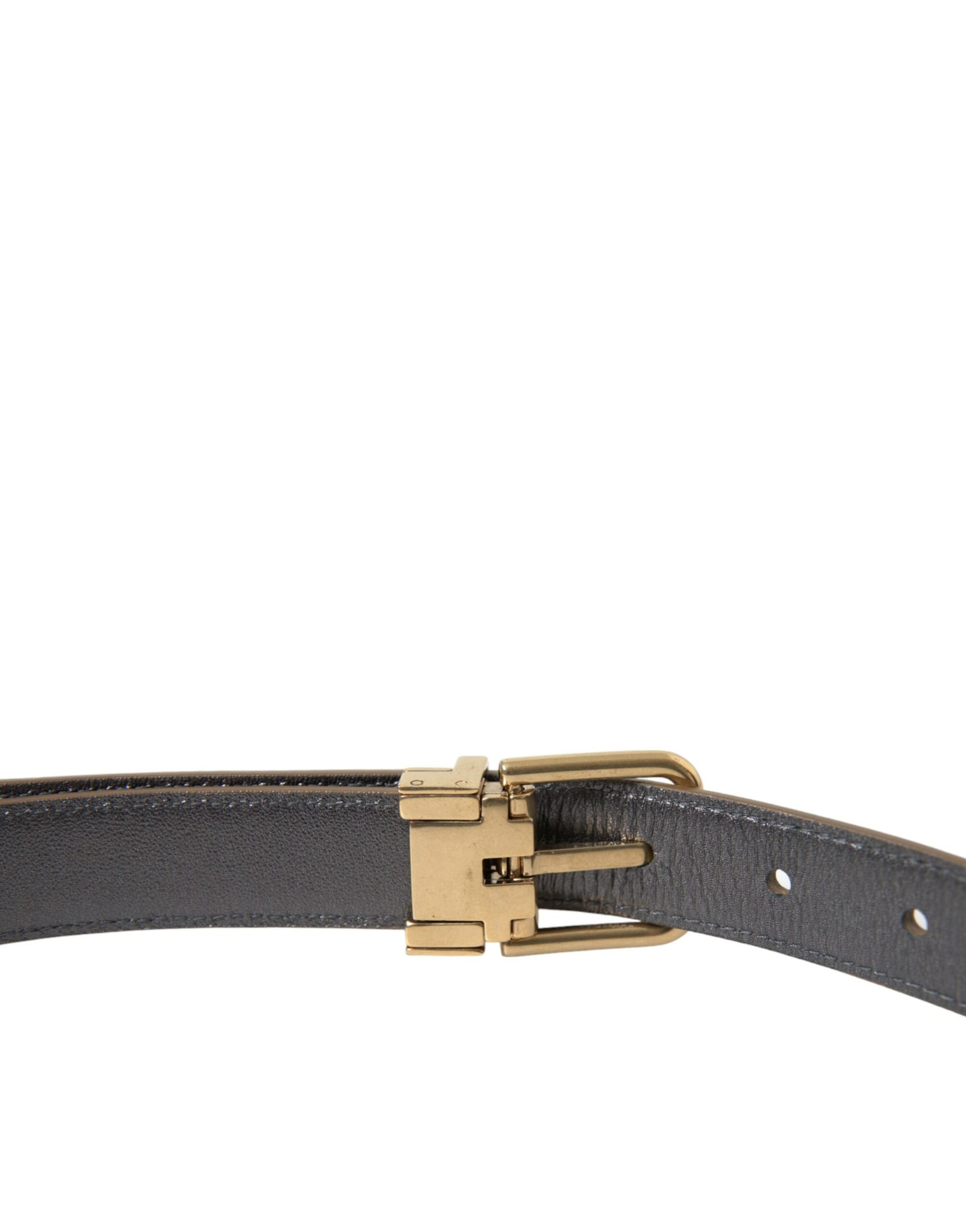 Cintura in pelle color oro metallizzato - Eleganza senza tempo