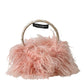 Elegant Pink Fur Earmuffs - Winter Chic Accessory