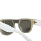 Chic White Acetate Designer Sunglasses