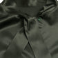 Elegante camicetta in seta con colletto ascot