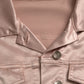 Elegante giacca di jeans rosa corta