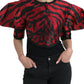 Elegante giacca con stampa animalier