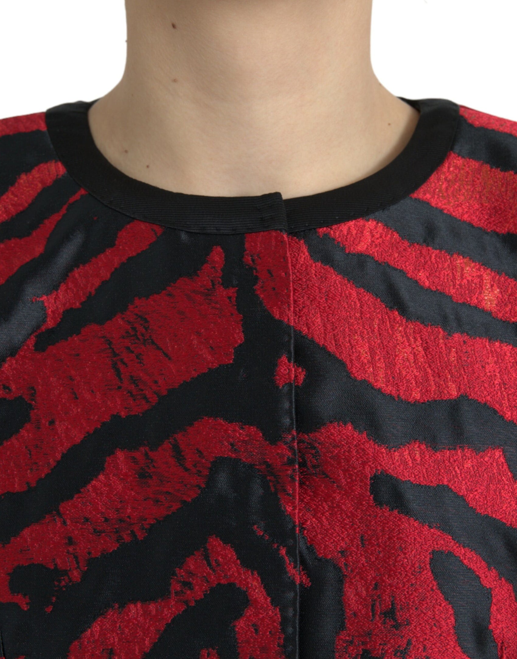 Elegante giacca con stampa animalier