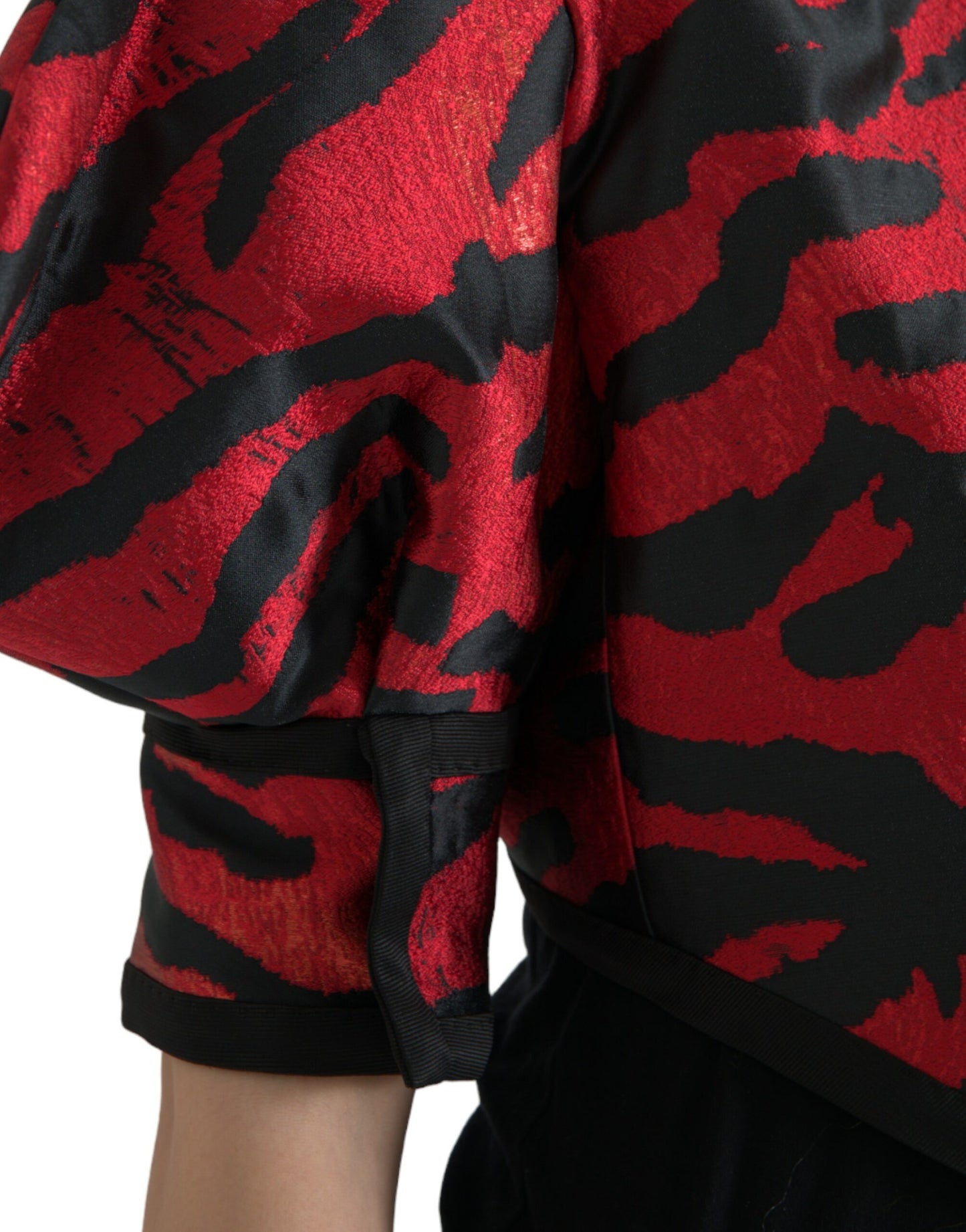 Elegante giacca con stampa animalier
