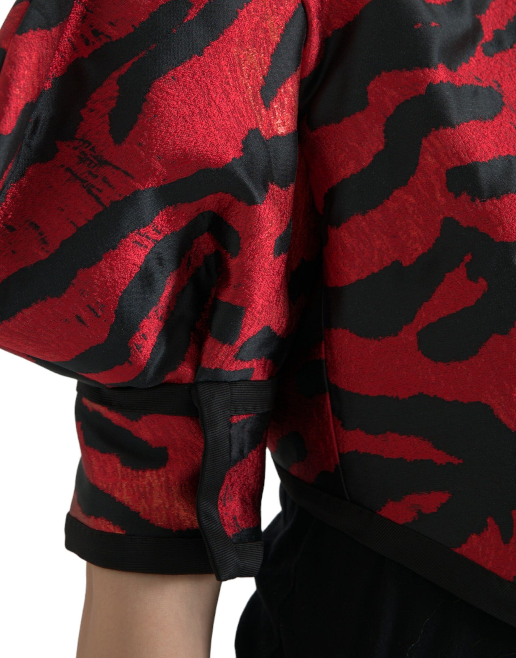 Elegante giacca con stampa animalier