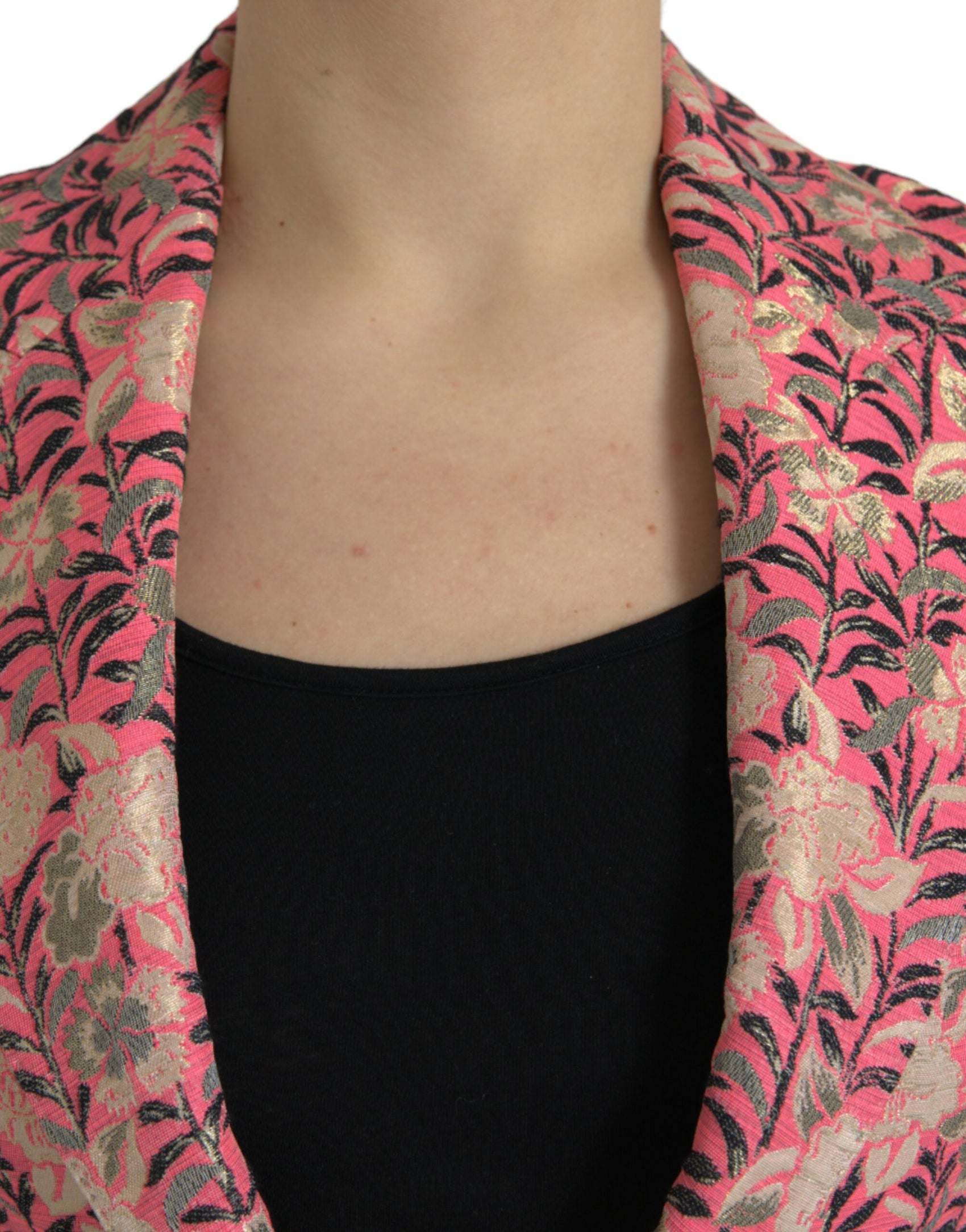 Elegante abito rosa slim fit in due pezzi