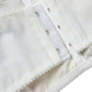 Top corto bustier in misto seta floreale