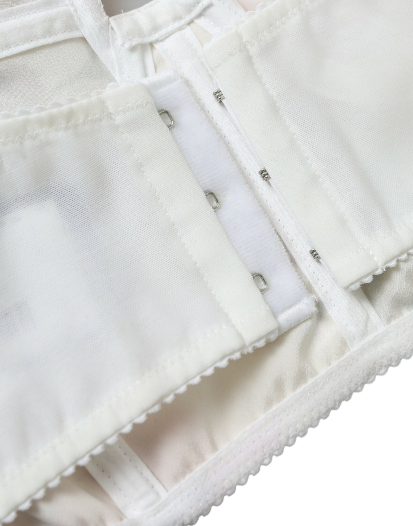 Top corto bustier in misto seta floreale