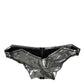 Top Elegance argento con chiusura a cerniera