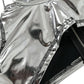 Top Elegance argento con chiusura a cerniera