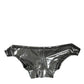 Top Elegance argento con chiusura a cerniera