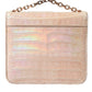 Elegante Mini-Ketten-Clutch in Beige für abendliche Eleganz